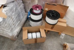 7#7251 Macchinario per produzione assorbenti e magazzino materie prime