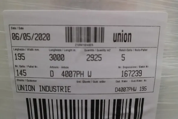 7#7251 Macchinario per produzione assorbenti e magazzino materie prime