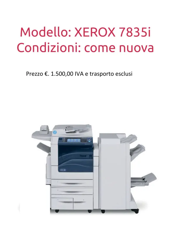 Macchinari per attività centro stampa