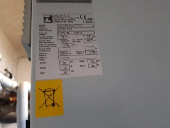 23#2595 Macchinari per impianto frigo