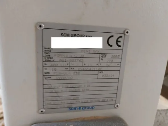 9#8426 Macchinari per lavorazione legno