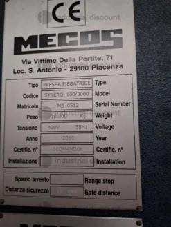 1#9876 Macchinari per lavorazioni metalliche e carrelli elevatori