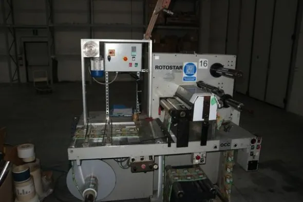 1#4432 Macchinari per produzione etichette autoadesive