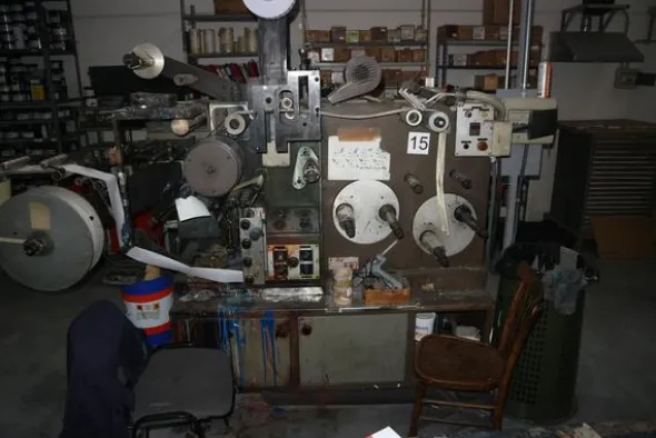 1#4432 Macchinari per produzione etichette autoadesive