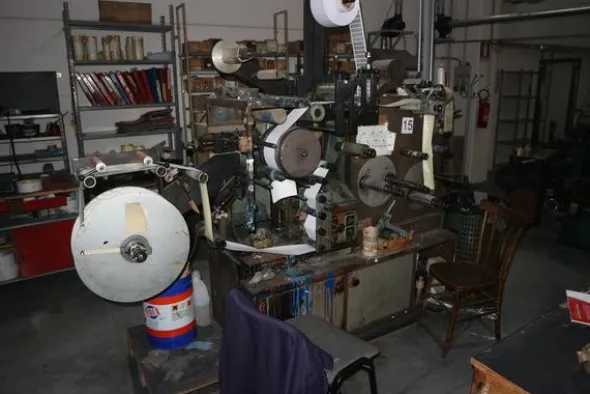 1#4432 Macchinari per produzione etichette autoadesive