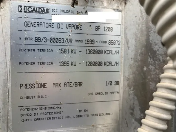 1#7648 Macchinari produzione di prodotti caseari e autocarri