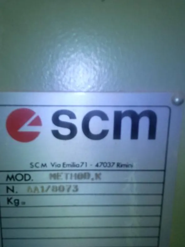 2#4408 Macchina SCM Method K