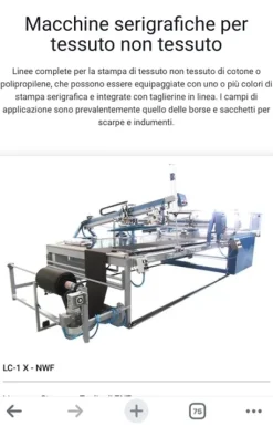 Macchina Serigrafica