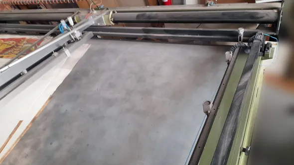 MACCHINA SERIGRAFICA PER STAMPA DI GRANDI DIMENSIONI