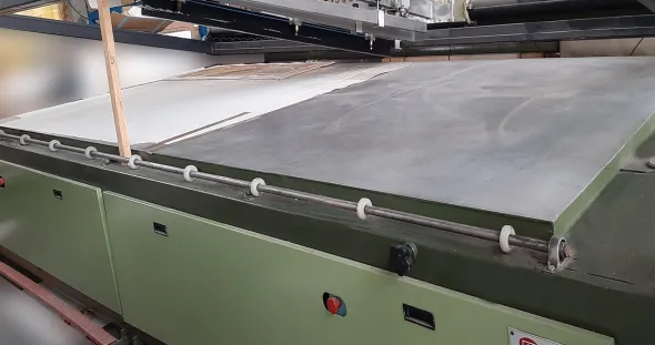 MACCHINA SERIGRAFICA PER STAMPA DI GRANDI DIMENSIONI