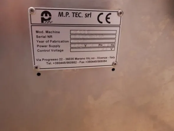 3#4631 Macchina sottovuoto MPTEC e vasca termoretrazione