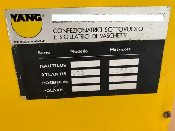 39#7751 Macchina sottovuoto Yang