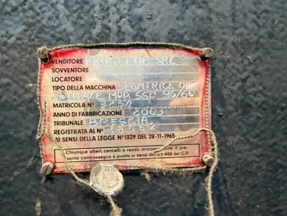 4#9706 Macchina taglio a misura FRIGGI mod. SGB 90/060
