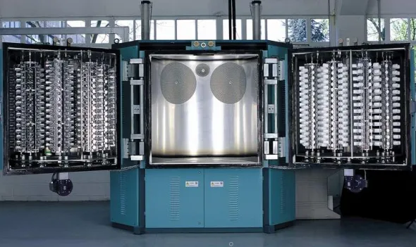 Macchina verticale PVD per metallizzazione