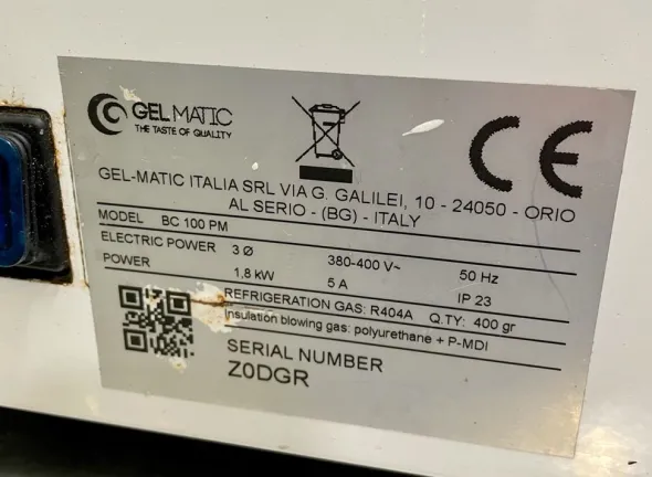 Macchina Yogurt/Gelato Soft "Gelmatic" 1 braccio
