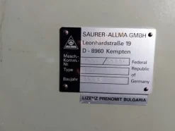 6#7280 Macchine per fuso cavoAllma Saurer Gmbh