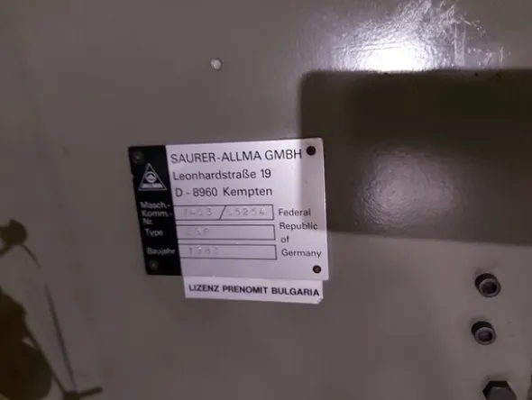 6#7280 Macchine per fuso cavoAllma Saurer Gmbh