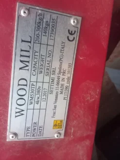 Macinatore legno, raffinatore, mulino a martelli