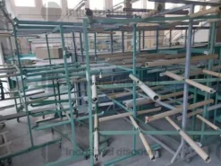 1000#8883 Magazzino rotativo verticale Modula, attrezzature per la confezione e magazzino di pellami e tessuti