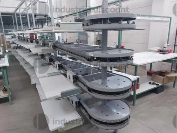 1000#8883 Magazzino rotativo verticale Modula, attrezzature per la confezione e magazzino di pellami e tessuti