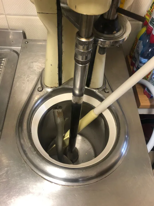 Mantecare il gelato