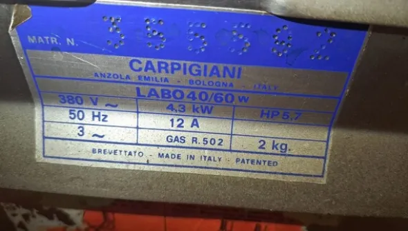 24#8391 Mantecatore Carpigiani