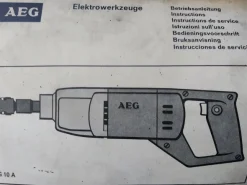 Maschiatrice elettrica AEG
