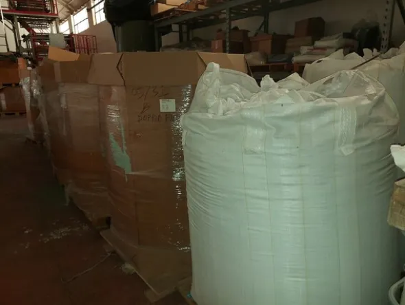 1#8012 Materie prime e rimanenze magazzino perproduzione sacchetti