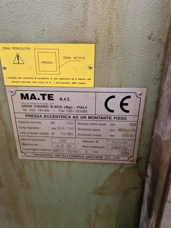 Mate 25 Ton CE