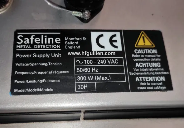 METAL DETECTOR SAFELINE PER PRODOTTI LIQUIDI