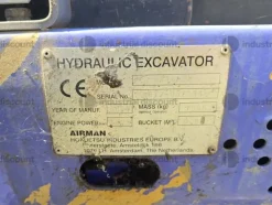 5#9467 Mini escavatoreAirman ForedilAX16-2N