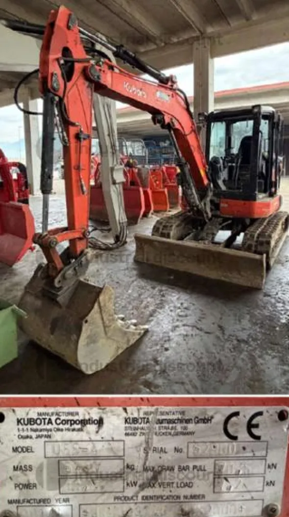 5#9986 Miniescavatore Kubota