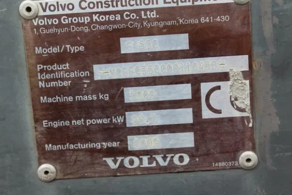 18#4313 Miniescavatore Volvo