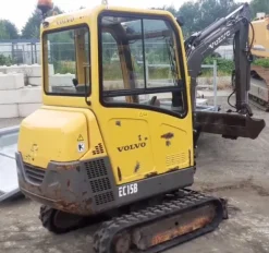 MINI ESCAVATORE VOLVO EC15B XTV + RIMORCHIO