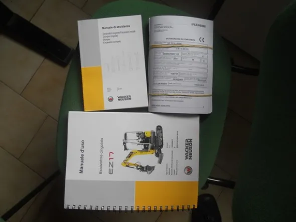 1#5024 Mini escavatore Wacker Neuson EZ 17