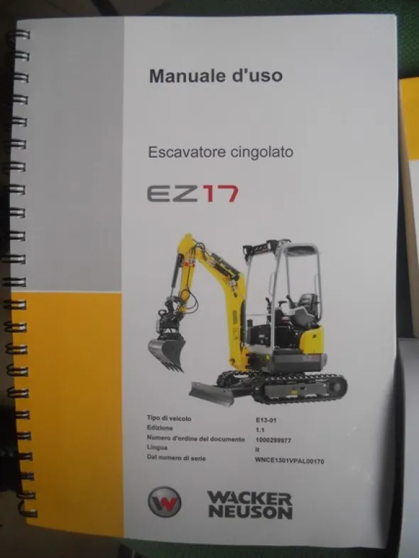 1#5024 Mini escavatore Wacker Neuson EZ 17