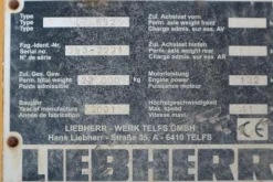 26#2431 Minipala Caricatrice Liebherr Werk LR 632