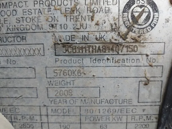 51#7780 Minipala Jcb 1100T