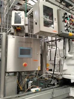 M338 Monoblocco riempimento lattine usato Crown Bevcorp
