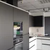 Mobile cucina ad angolo, completo di elettrodomestici
