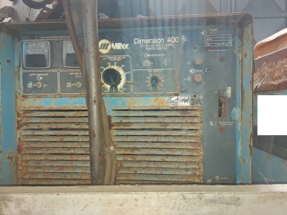 17#7028 Motocompressore Atlas e saldatrici