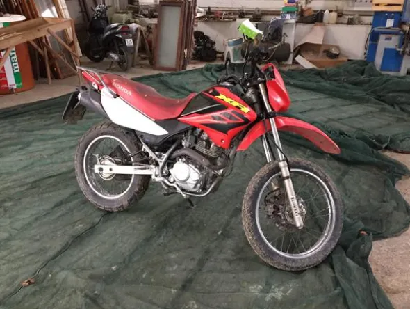2#3755 Moto Honda XR 125