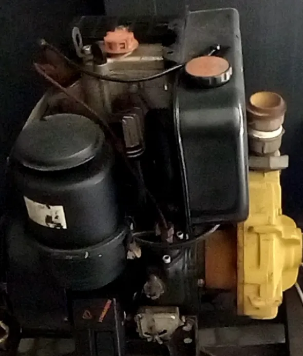 MOTOPOMPA LOMBARDINI DIESEL MODELLO 4 LD 640 AVV. ELETT