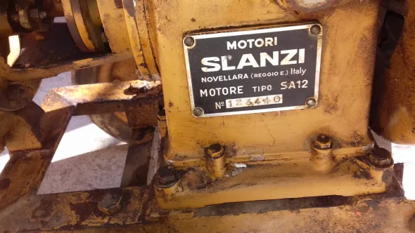 Motopompa Slanzi Anni '50 - Modello FM40 SA12