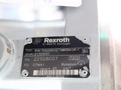 Motore Rexroth A6VM170HA2000001B/71MWV0R4A124F-T