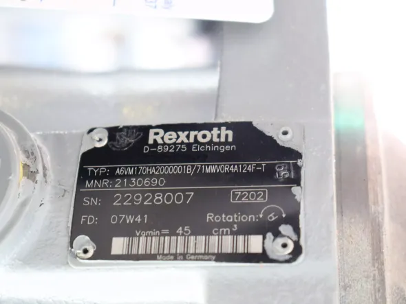 Motore Rexroth A6VM170HA2000001B/71MWV0R4A124F-T