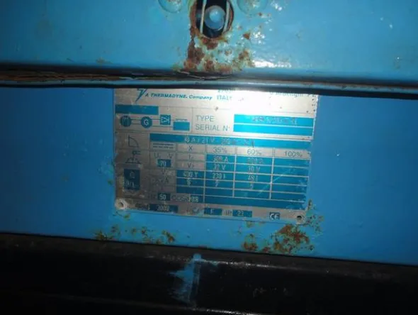28#3774 Motosaldatrice Genset