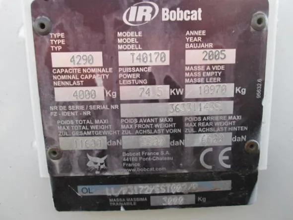 8#3117 Movimentatore Telescopico Bobcat 40170