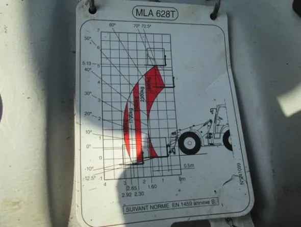 12#3117 Movimentatore Telescopico Manitou Mla 628-120