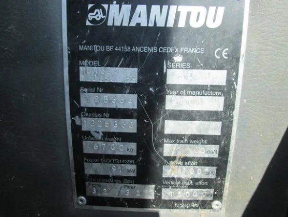 12#3117 Movimentatore Telescopico Manitou Mla 628-120